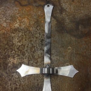 Inverted cross - candleholder