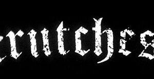 Crutches, old eng logo - patch