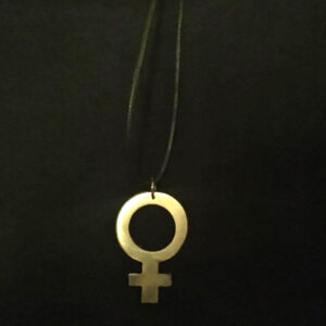 Feminist sign - necklace