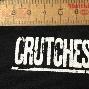 Crutches, logo mini - patch