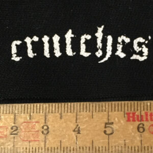 Crutches, old eng. logo mini - patch