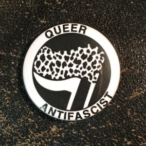Queer Antifascist - 1” pin