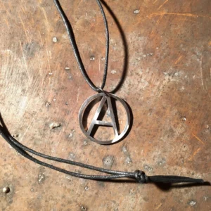 Anarchy A - necklace