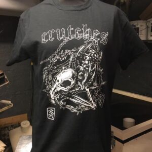 Crutches, Crude rat girlie SIZE t-shirt