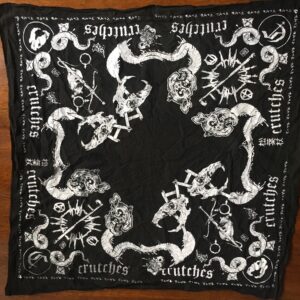 Crutches, madness of...- scarf