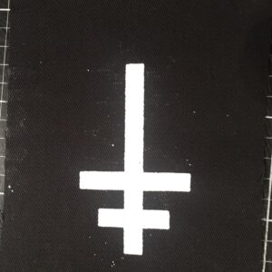 Inverted partriarchal cross - patch