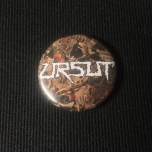 Ursut, collage 1” pin