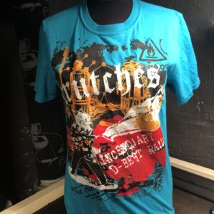 Crutches, Incendiary d-beat raid - t-shirt BLUE