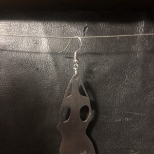 Gasmask, skull - earring