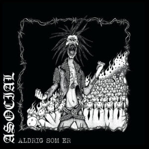 Asocial, Aldrig Som Er - 12” BLACK/WHITE MARBELED