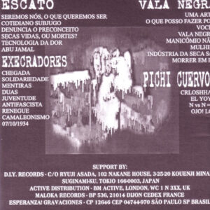 V/A - Escato / Execradores / Vala Negra / Pichi Cuervos - CD