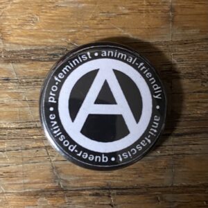 A, circle text - pin
