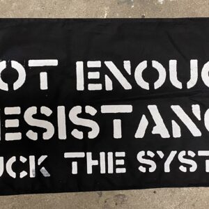 Not Enough Resistance, Fuck the system - banner