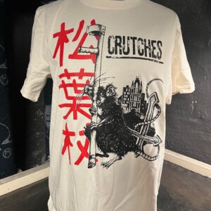 Crutches, kanji church rat - t-shirt
