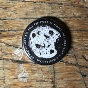 Crutches, cookie - 1" pin