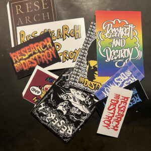 Research and Destroy, 12 sticker pack - stickers