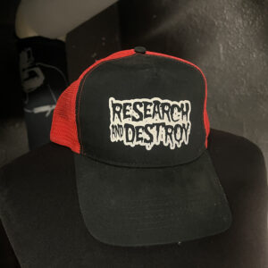 Research and Destroy, black/red - cap