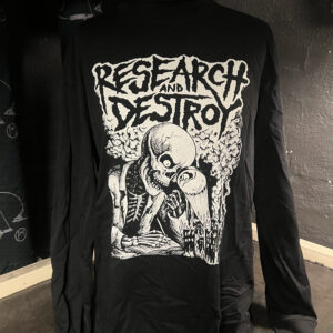 Research and Destroy, Tremor white print - longsleeve