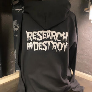 Research and Destroy, logo back - zip-hoodie