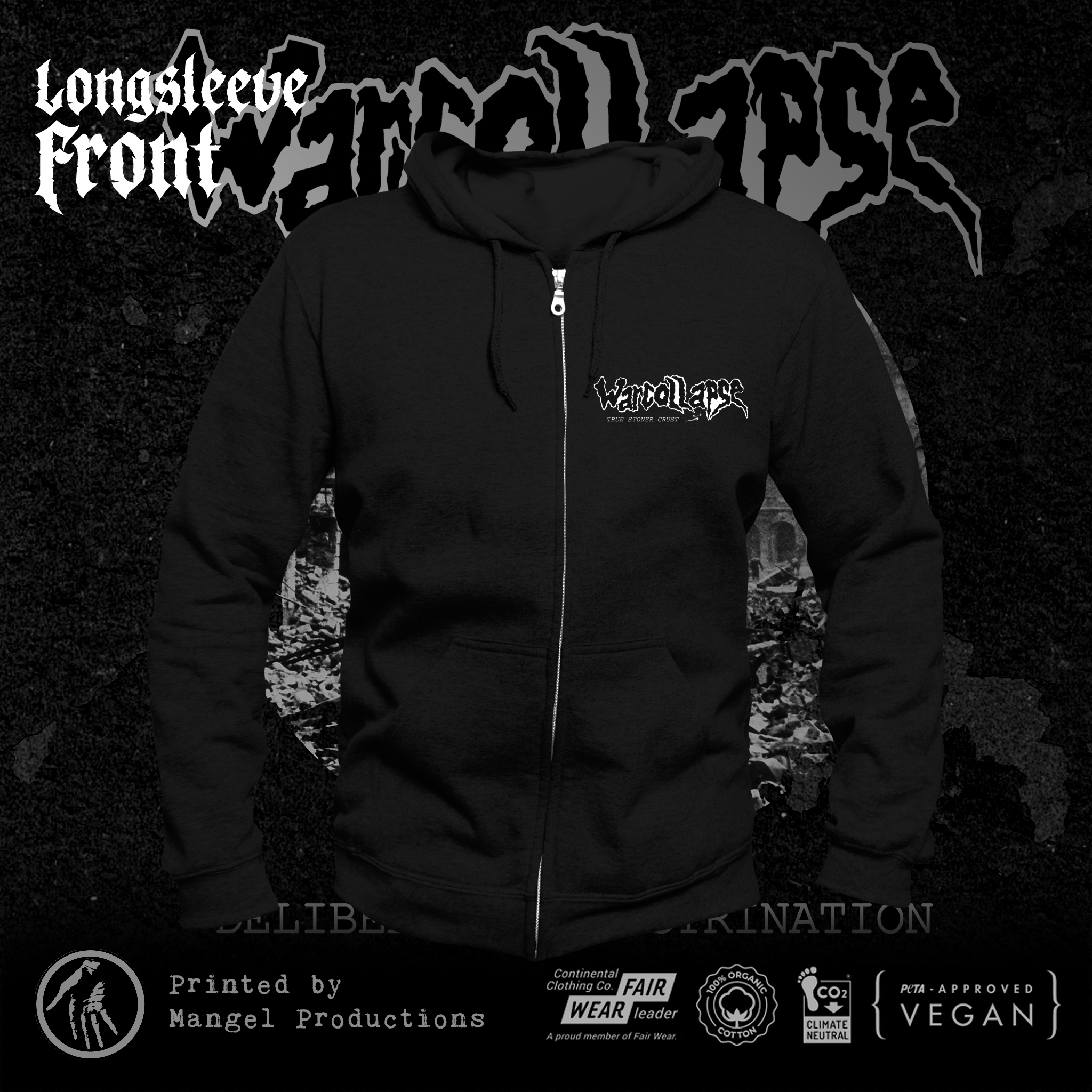 Warcollapse, Deliberate Indoctrination - Zip Hoodie