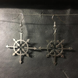 Chaos star, pair - earrings