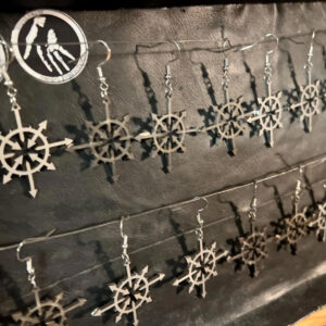 Chaos star, pair - earrings